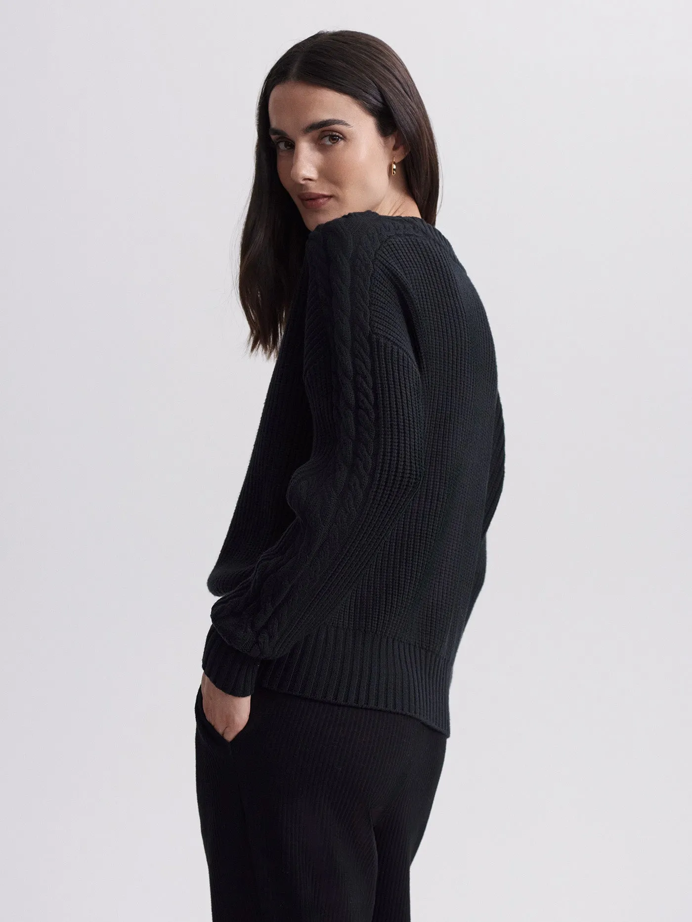Vera Button Neck Sweater