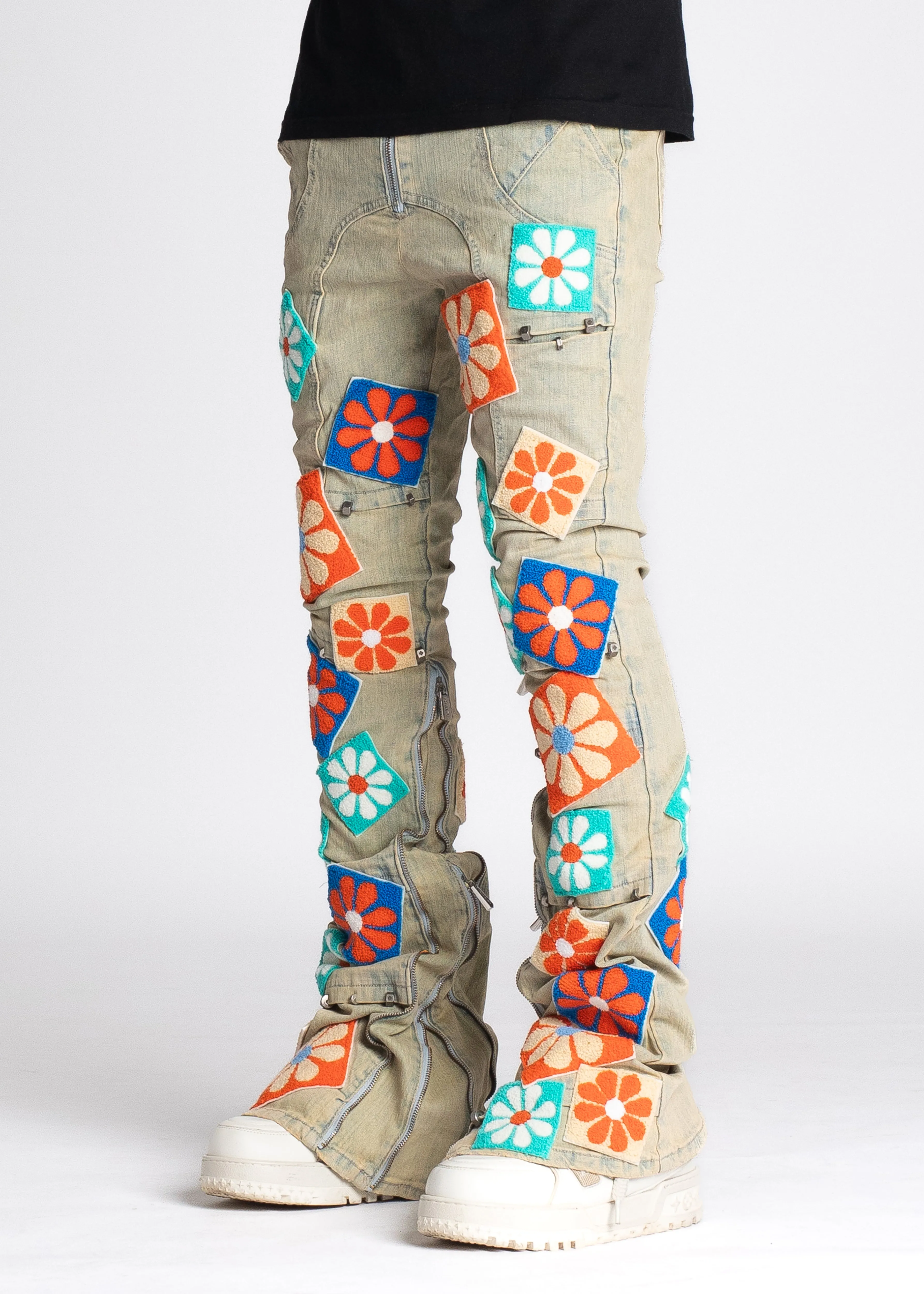 Vintage Flowers Denim