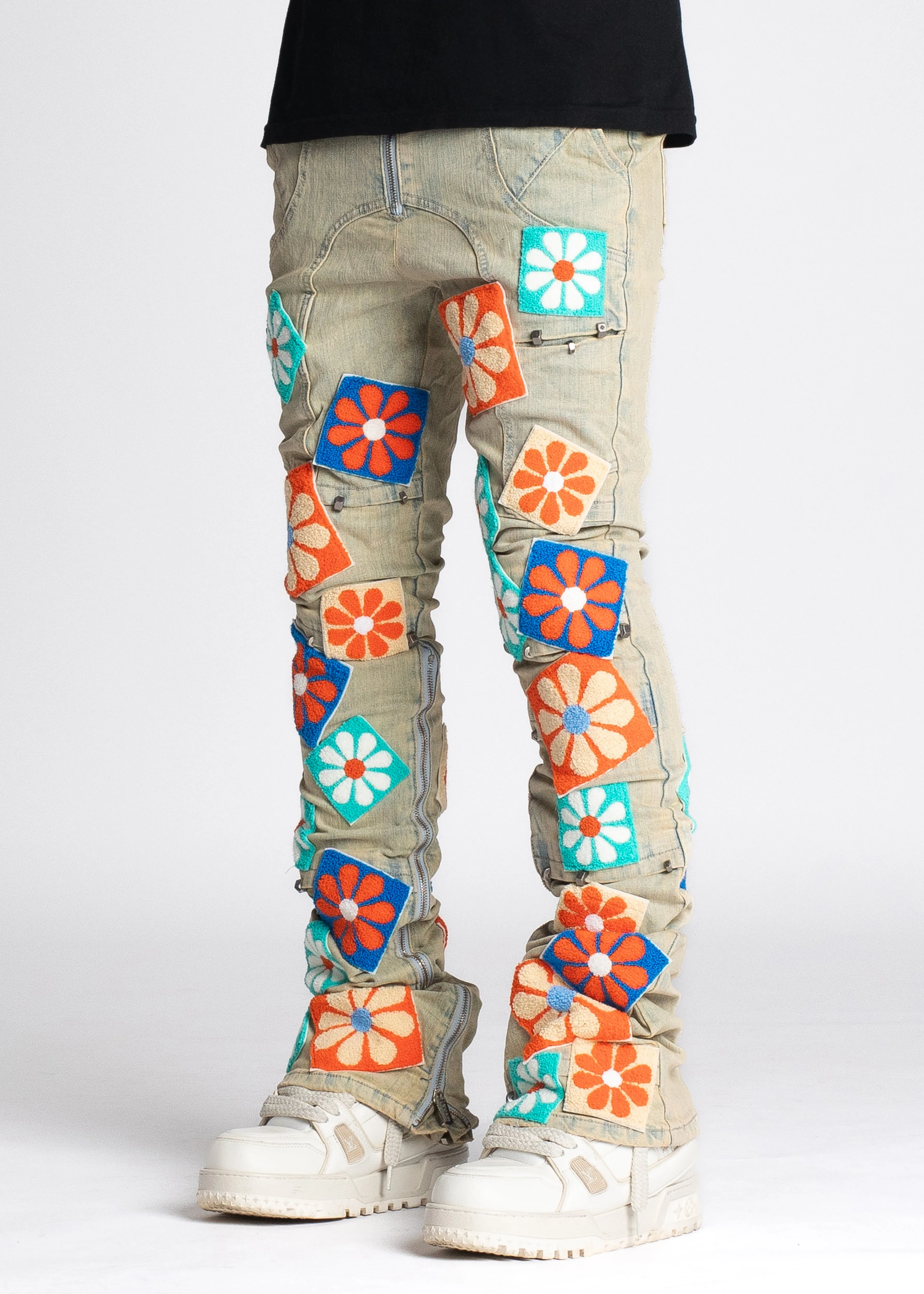 Vintage Flowers Denim