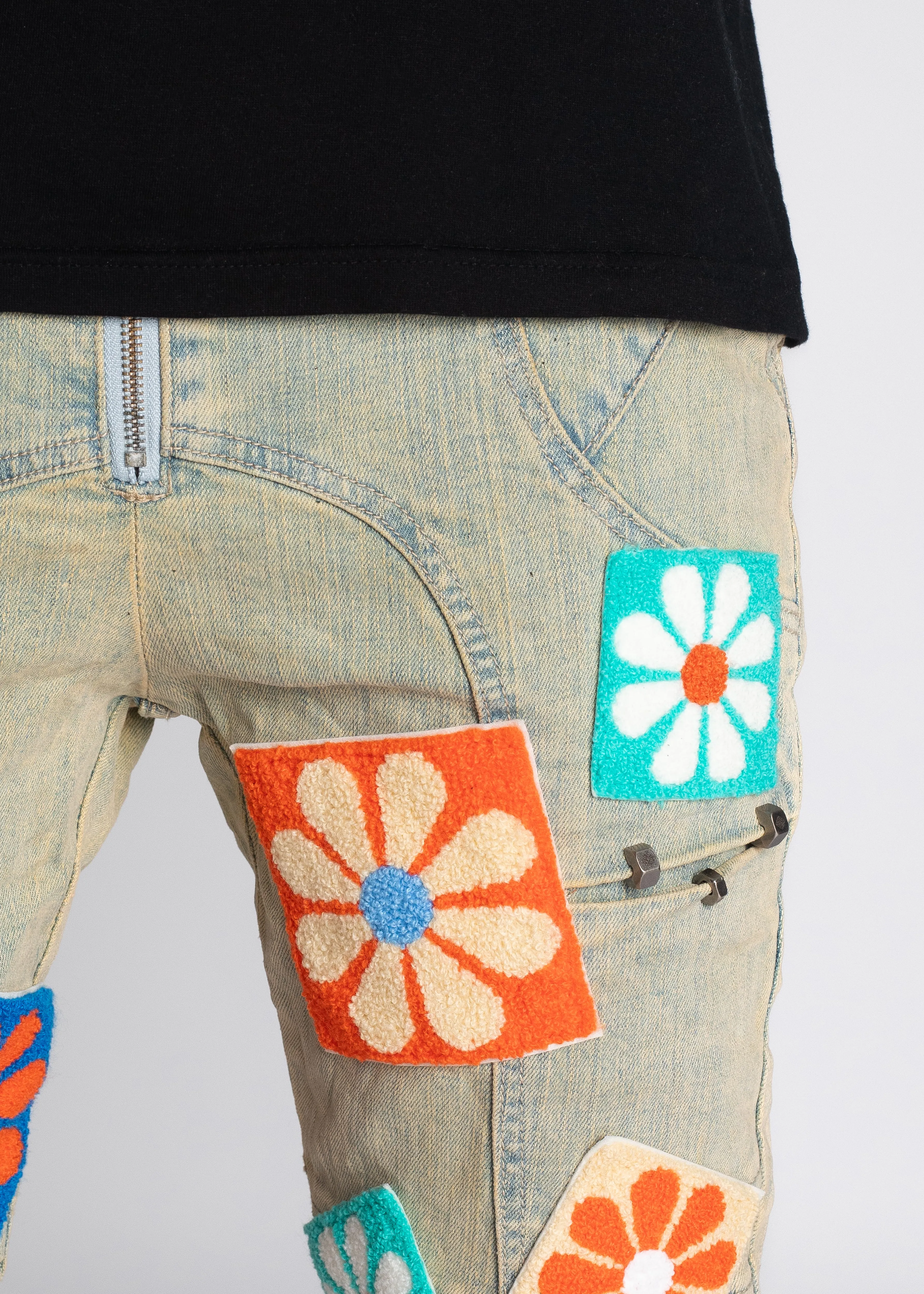 Vintage Flowers Denim