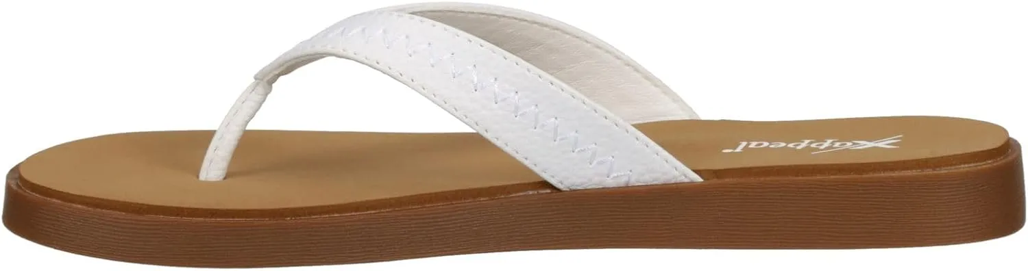 XAPPEAL Wyn - Women's Casual Flat Flip Flop Summer Sandals