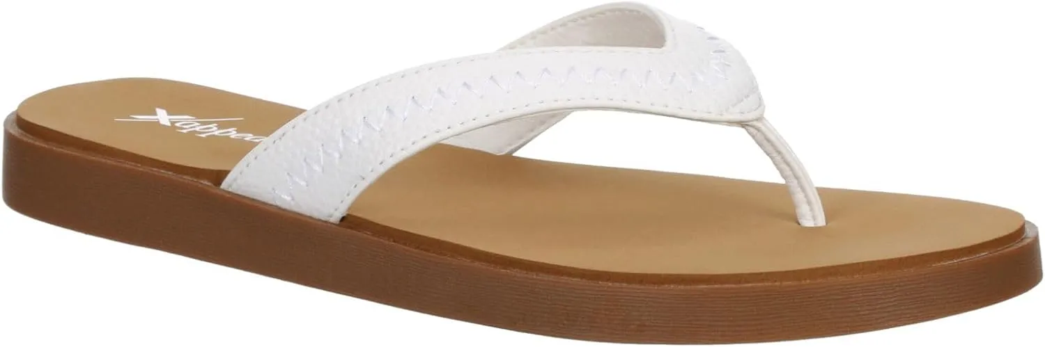 XAPPEAL Wyn - Women's Casual Flat Flip Flop Summer Sandals