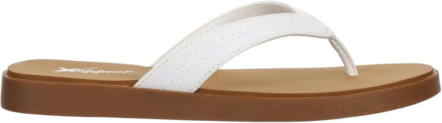 XAPPEAL Wyn - Women's Casual Flat Flip Flop Summer Sandals