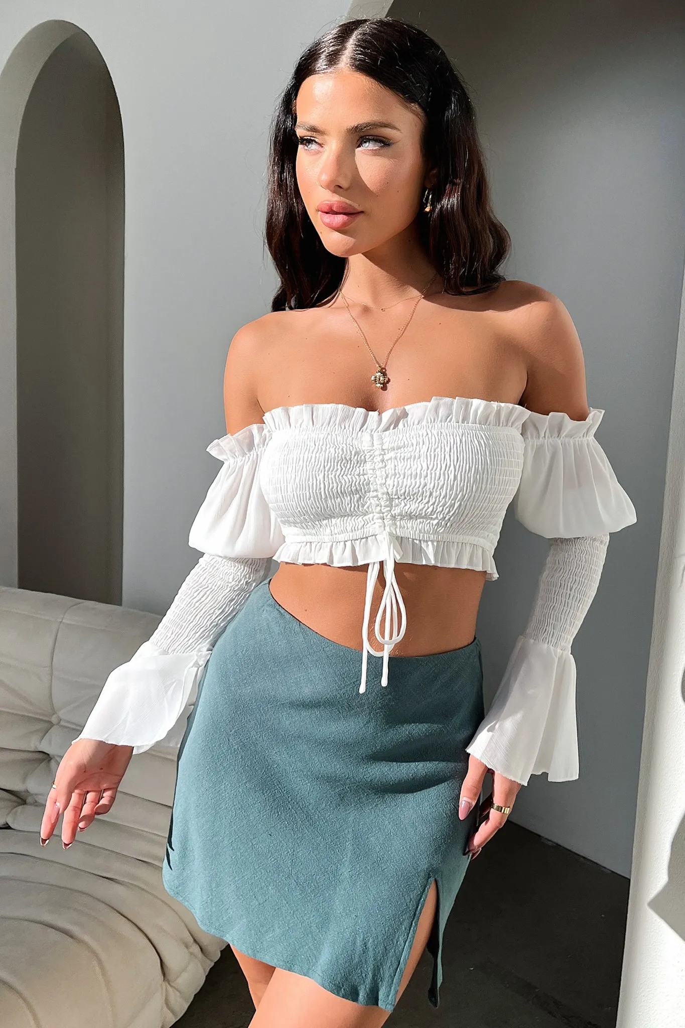 Zara Mini Skirt - Emerald
